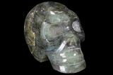 Polished Labradorite Skull #86306-1